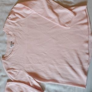 Croft & Barrow woman's pink sweater